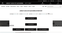 Desktop Screenshot of lindsaylexusofalexandria.com